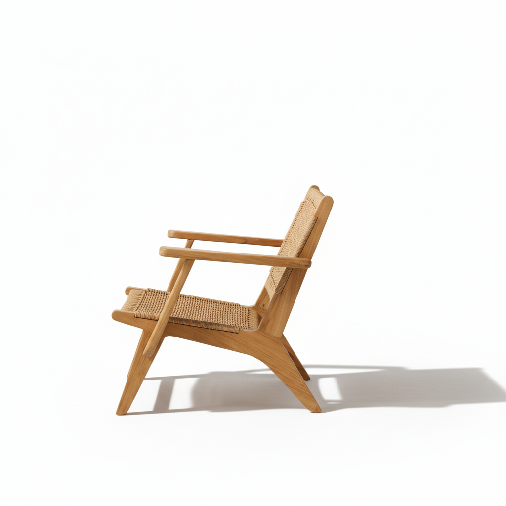 Rosso armchair in teak