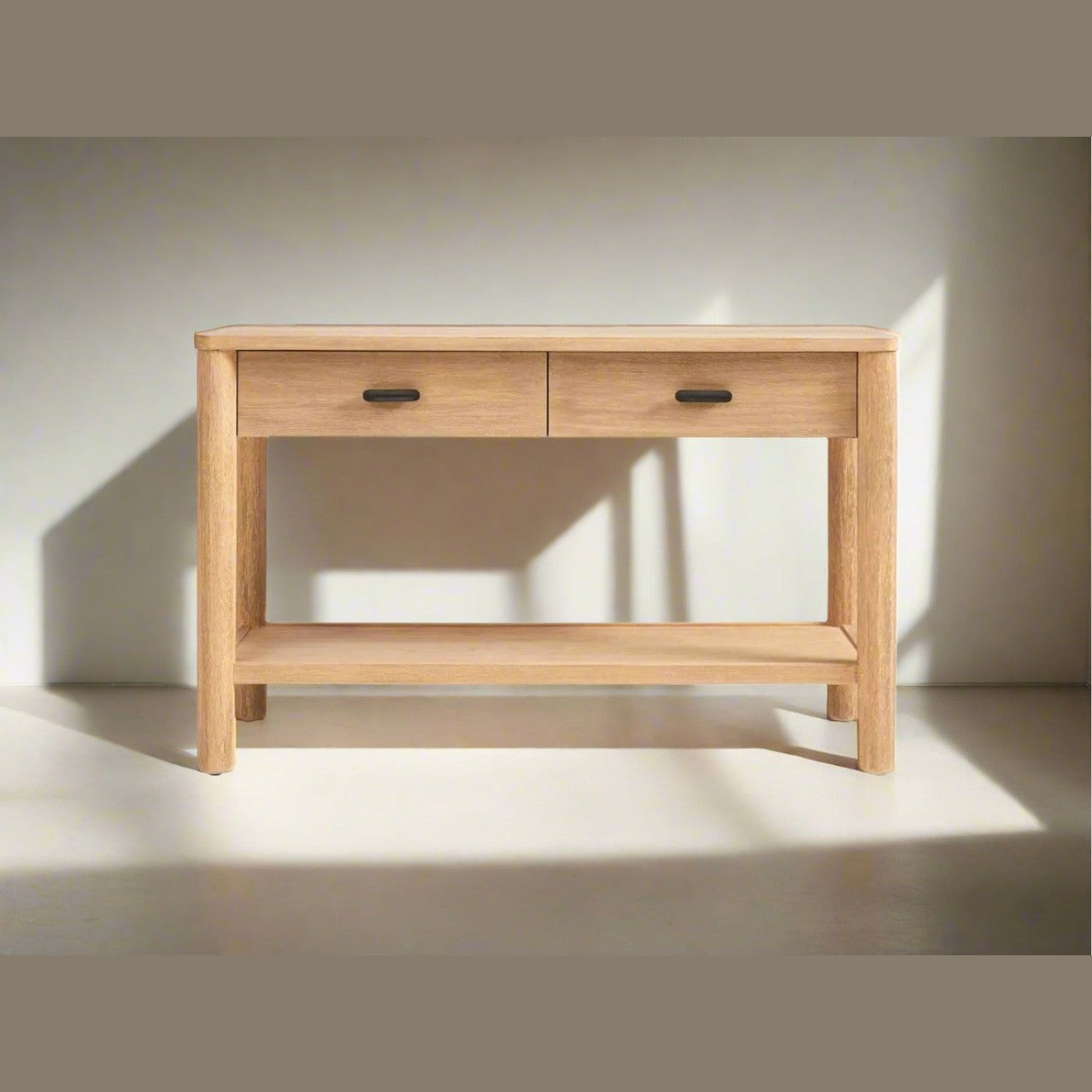 Acton Console Table in Oak finish