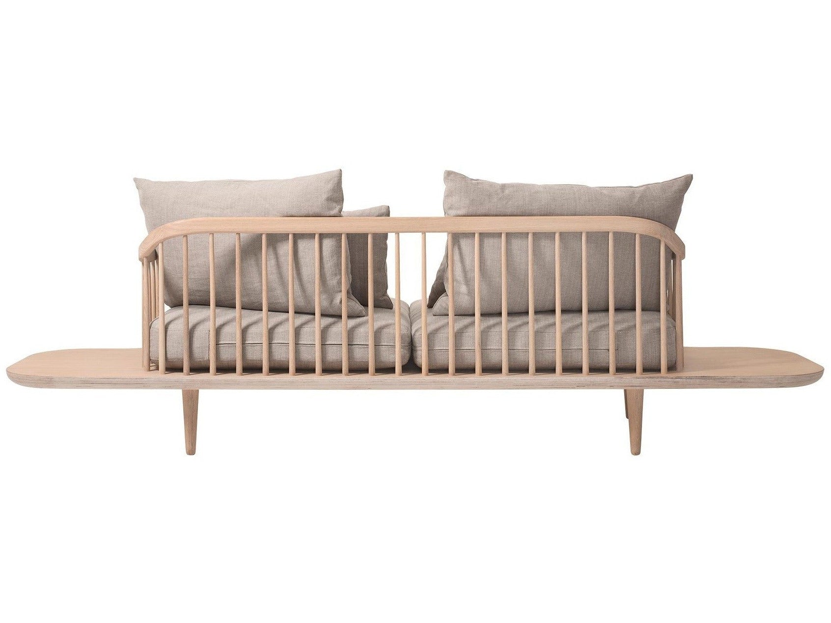 Bryne Winged Loveseat Sofa