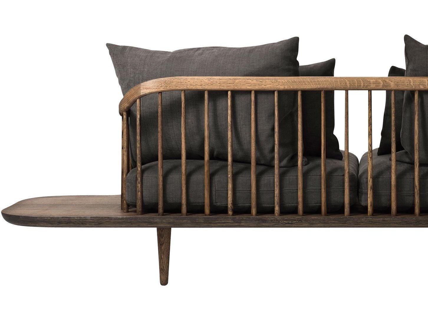Bryne Winged Loveseat Sofa