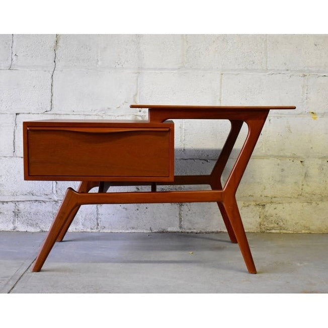 Duality Two - Tier Entryway Table in Teak