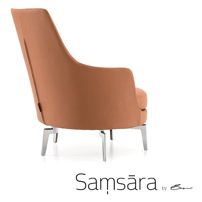 Dune in Leather Lounge Chair