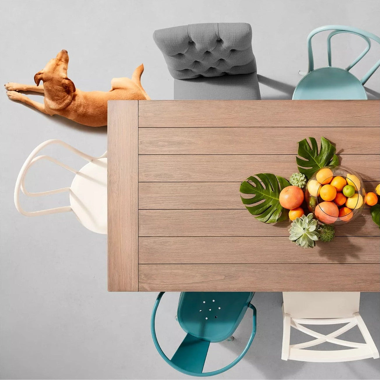 Gadsden Dining Table in Grey