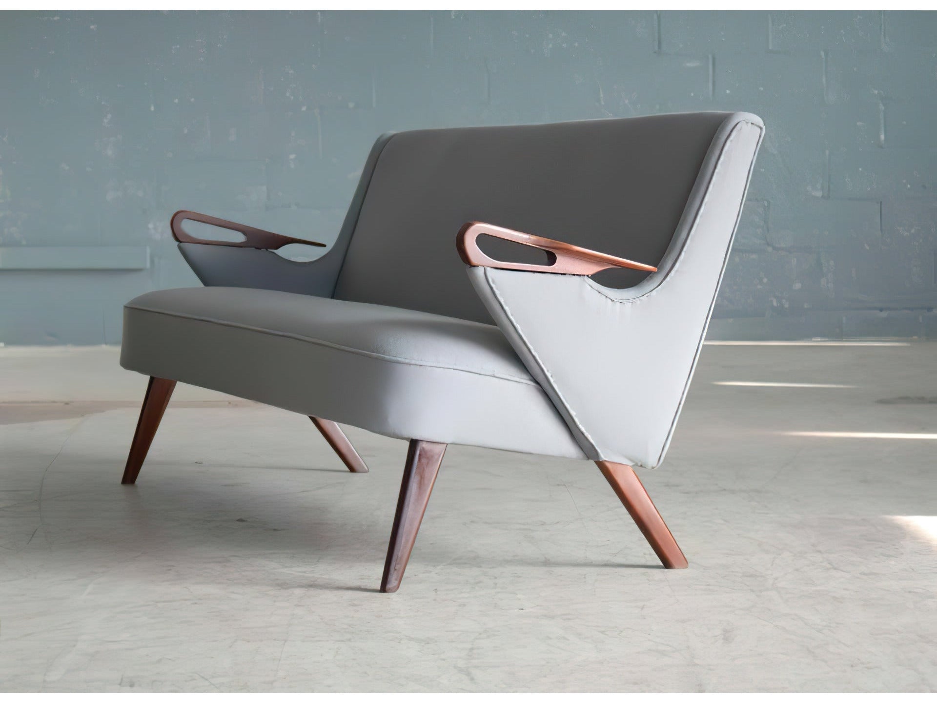Karlskrona 2 Seater in Teak