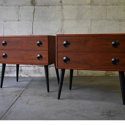 Looking At You Nightstand / Side Table in Teak