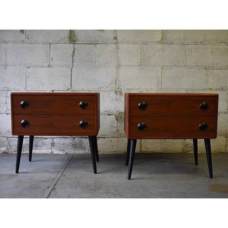 Looking At You Nightstand / Side Table in Teak