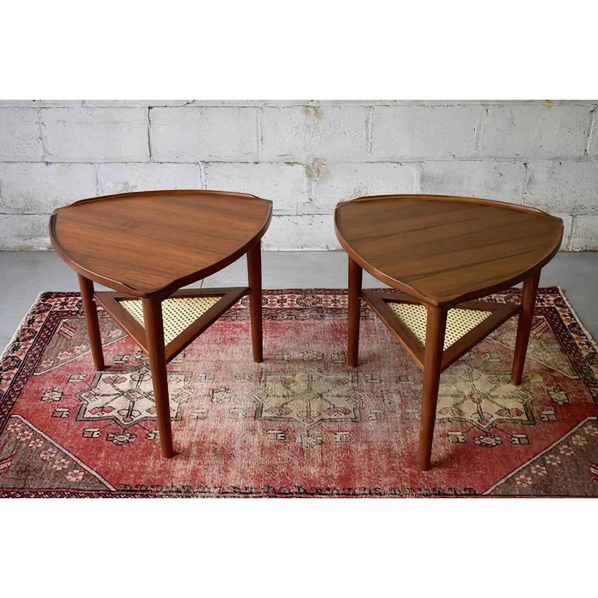 Petal Side Table in Teak