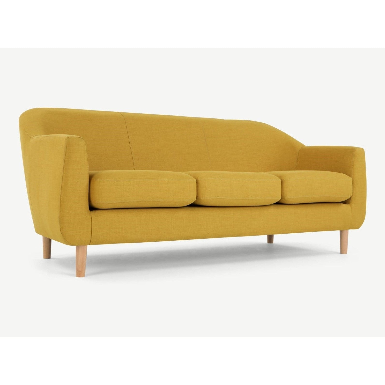 Rene Three Seater in light legs