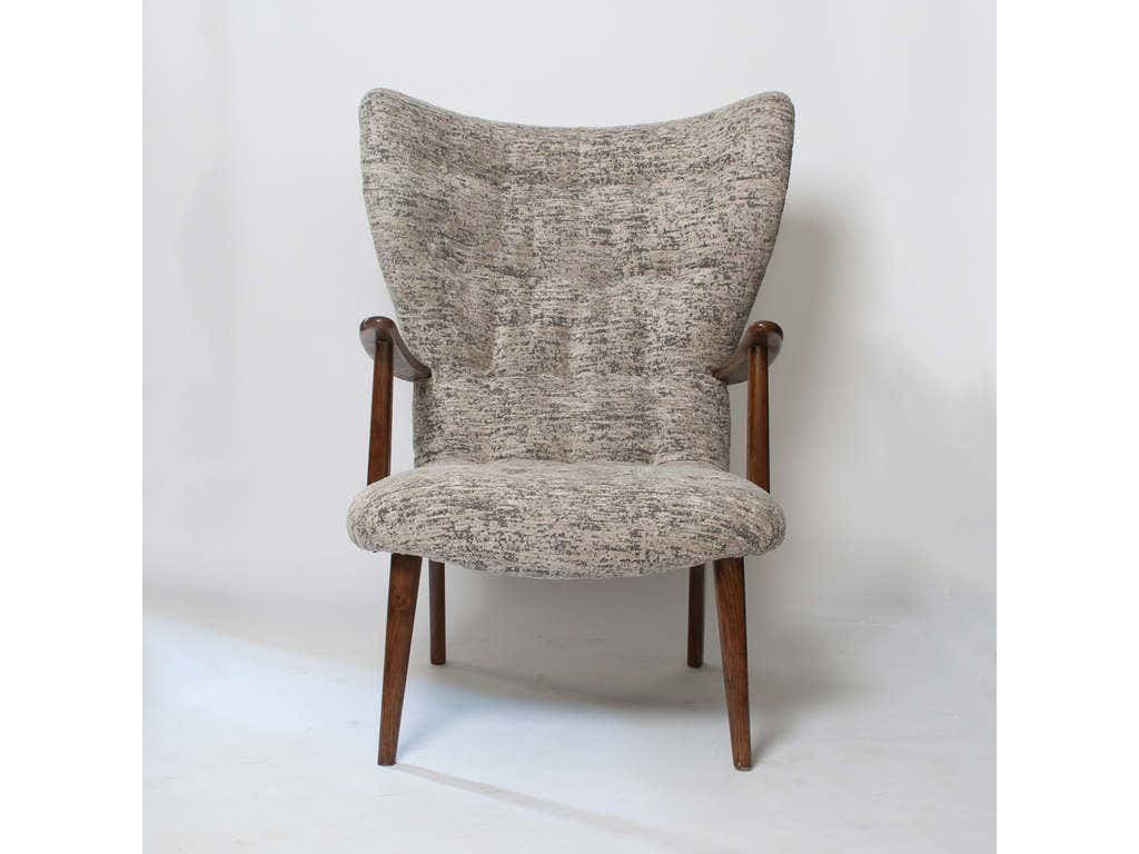 Skive Wingback Lounge Chair & Ottoman