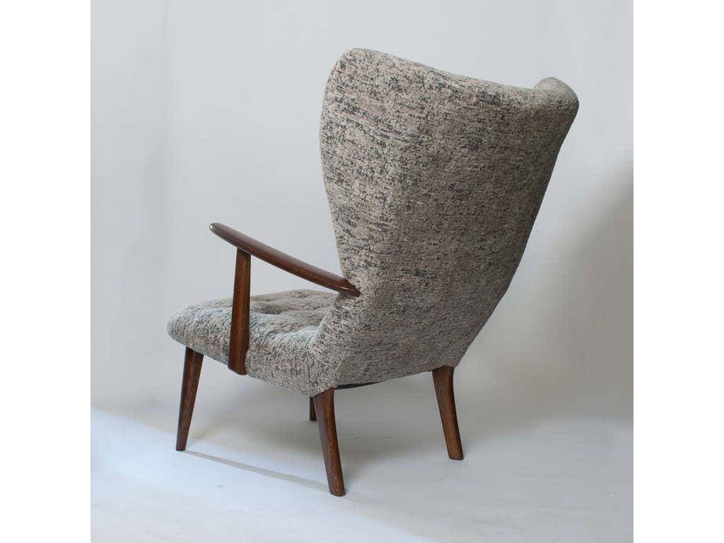 Skive Wingback Lounge Chair & Ottoman