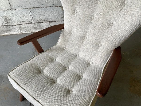 Skive Wingback Lounge Chair & Ottoman