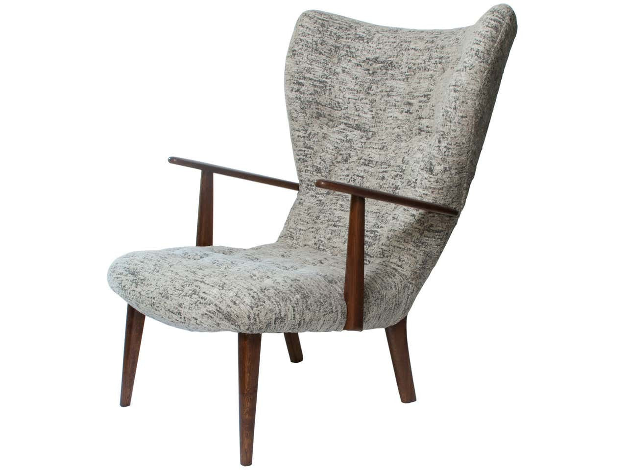 Skive Wingback Lounge Chair & Ottoman