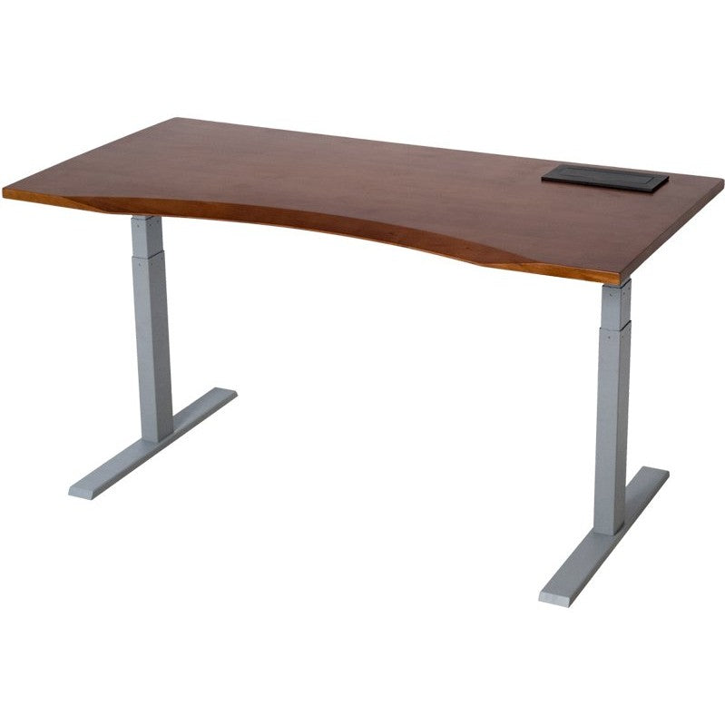 Theai Standing Desk in Mahogany