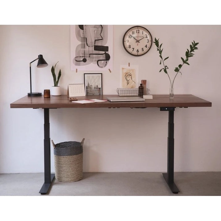 Theai Standing Desk in Mahogany
