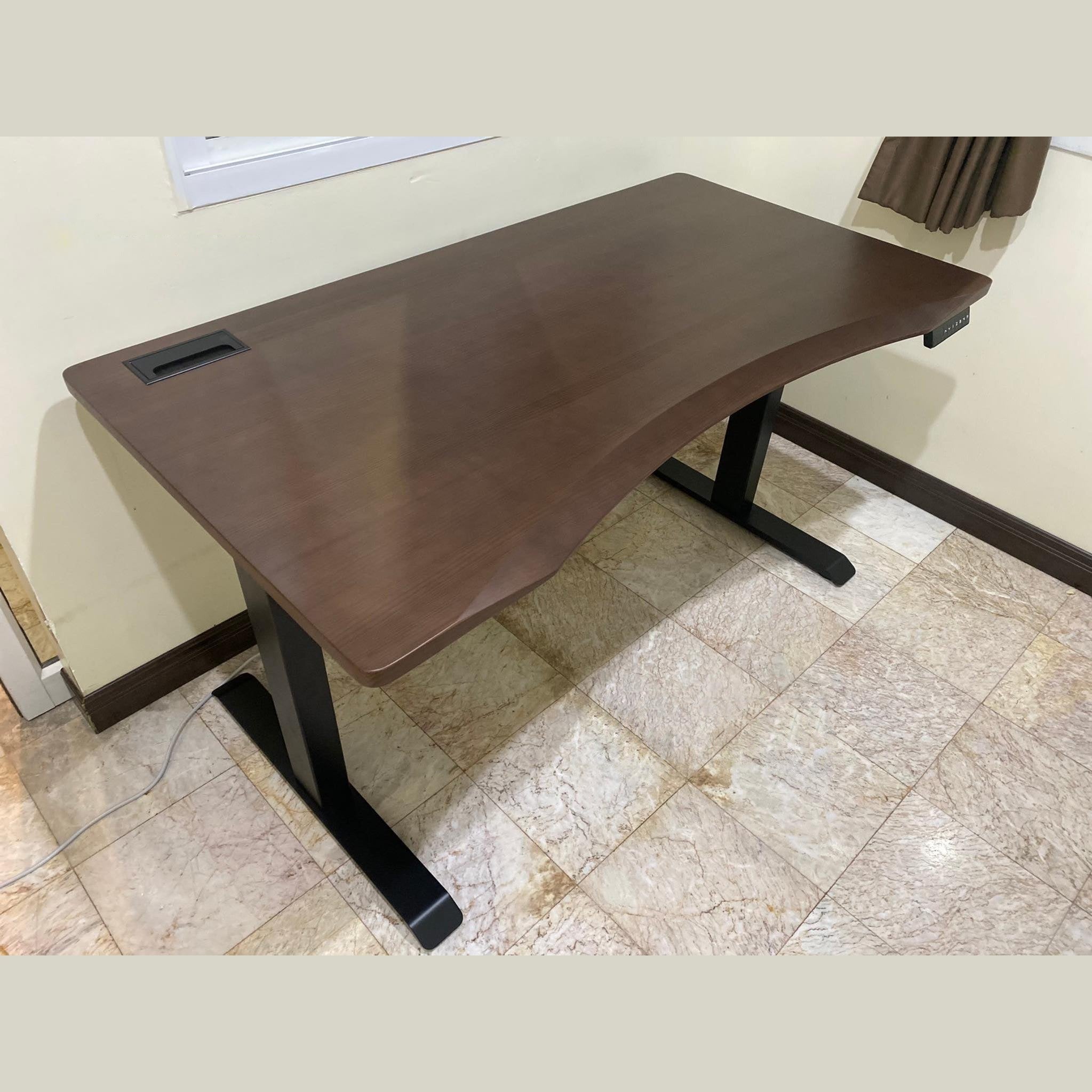 Titan Standing Desk in American Walnut