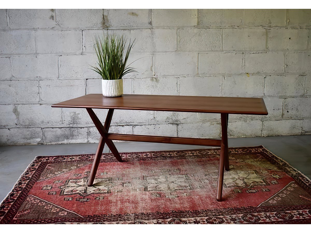 Xenia Center Table in Teak