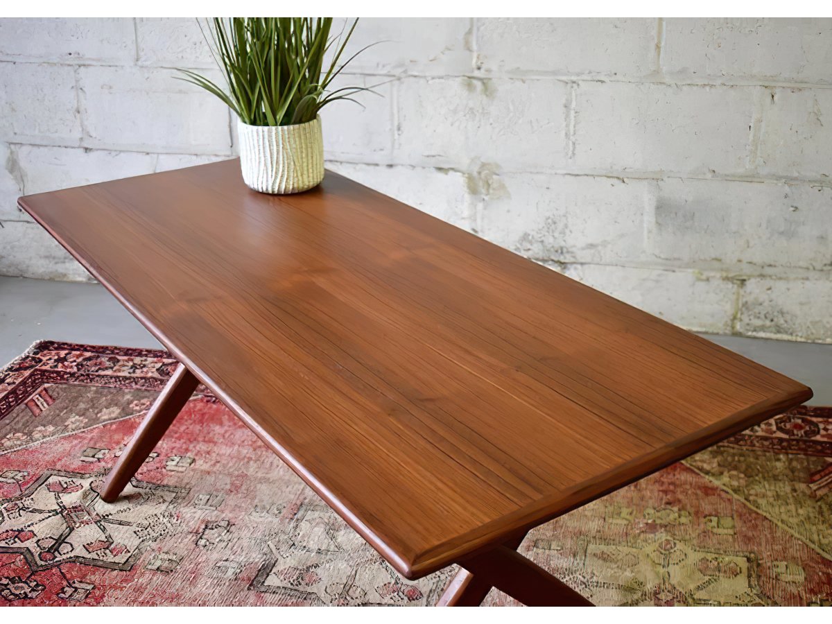 Xenia Center Table in Teak
