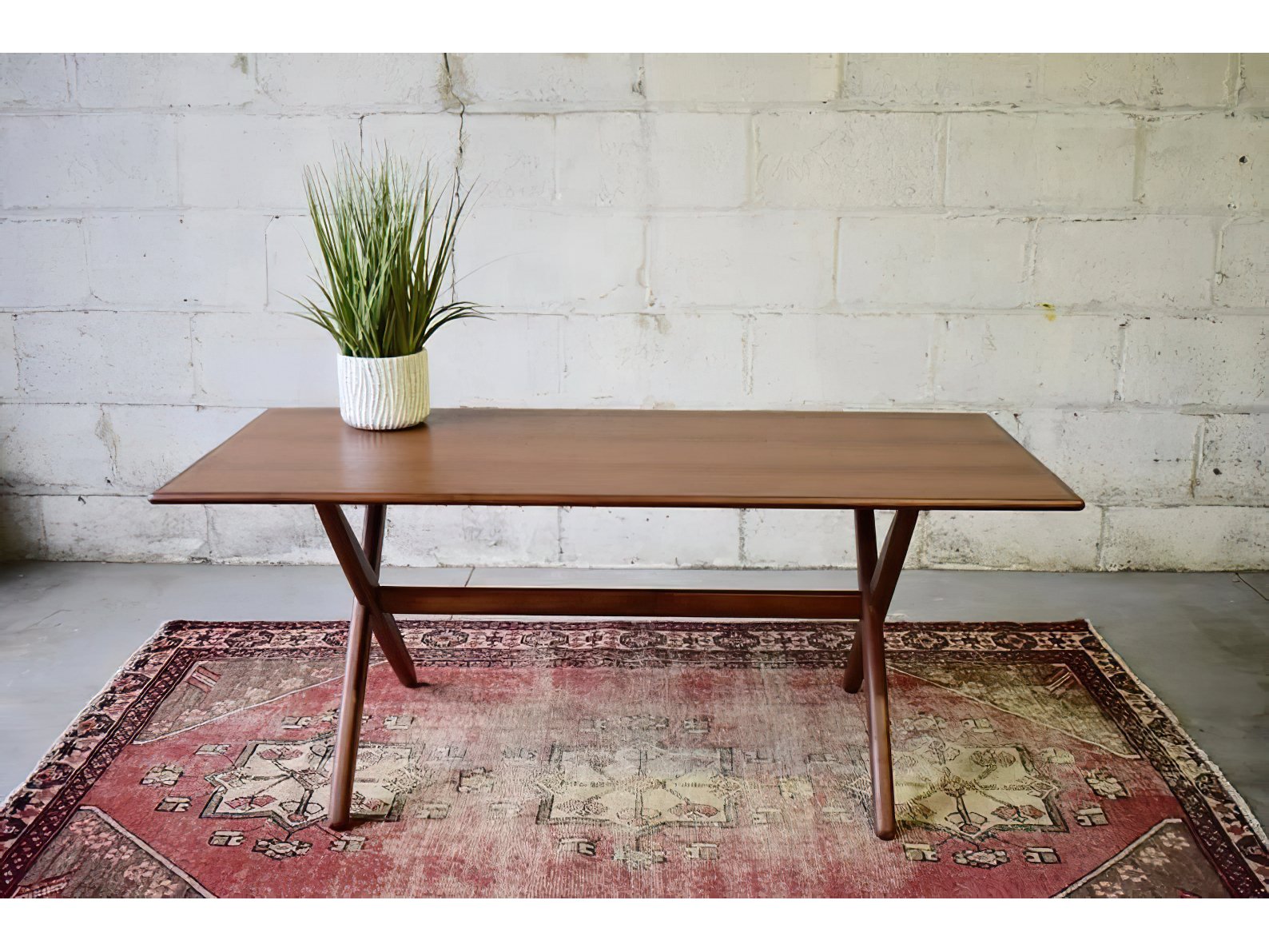 Xenia Center Table in Teak