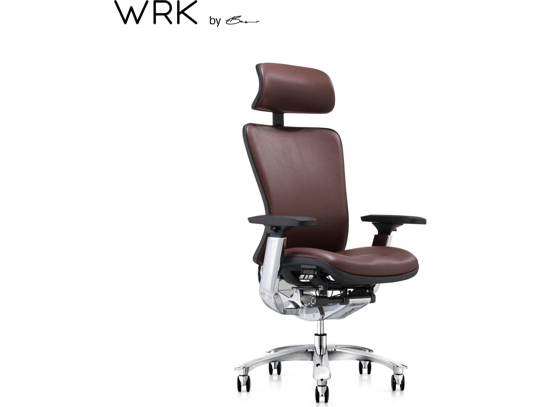 Jade Alder Ergonomic Chair in full Leather