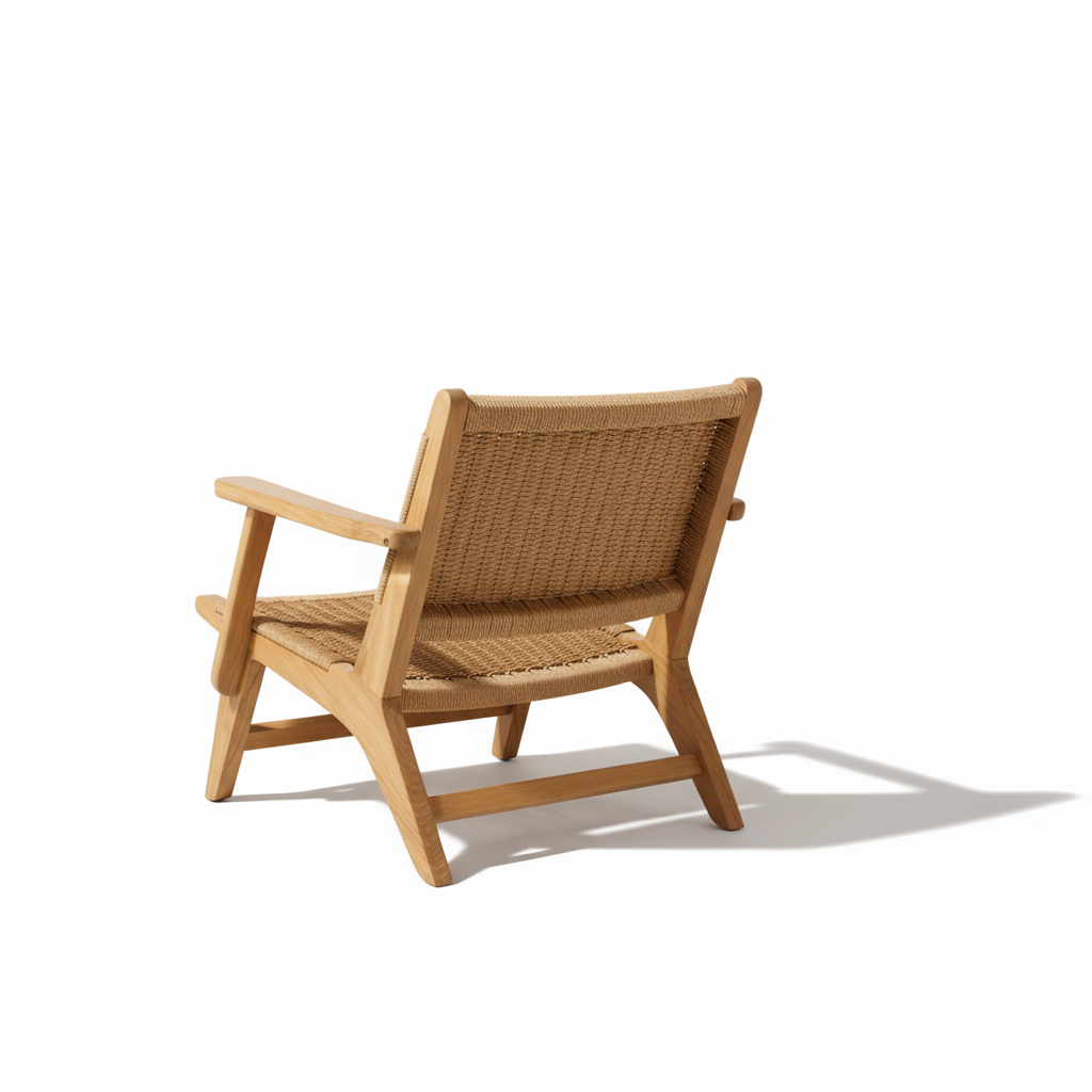 Rosso armchair in teak