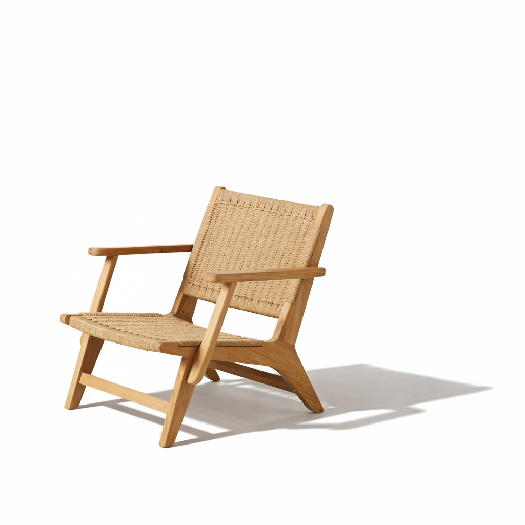 Rosso armchair in teak