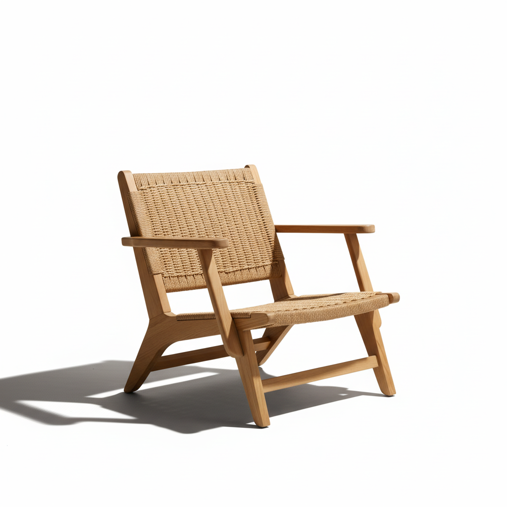 Rosso armchair in teak