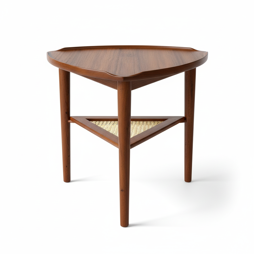 Petal Side Table in Teak (In Stock)