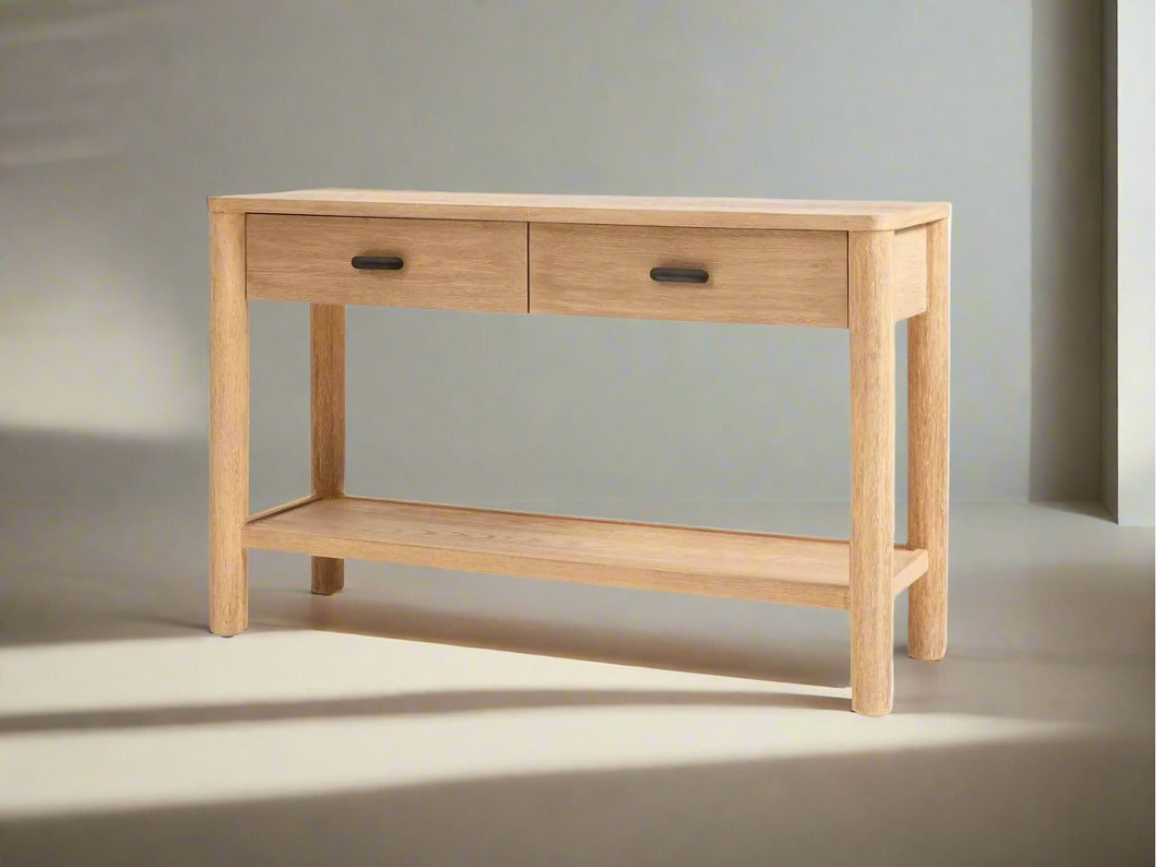 Acton Console Table in Oak finish