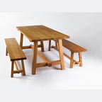 Alia bench dining set