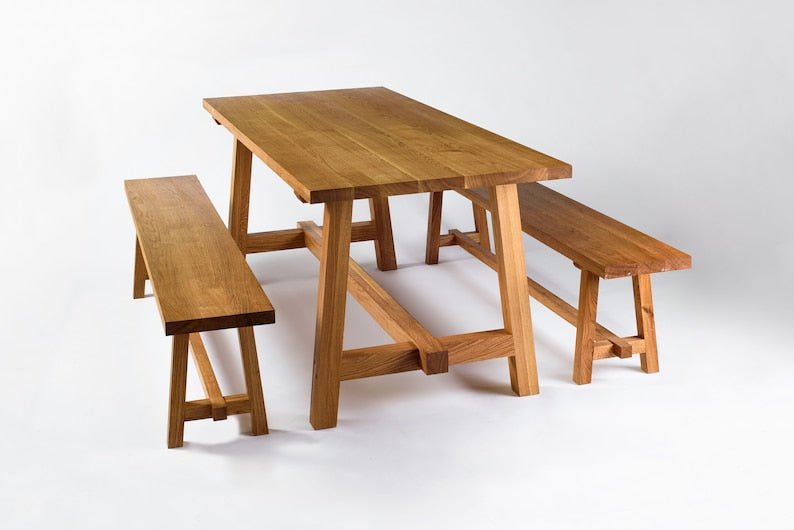 Alia bench dining set