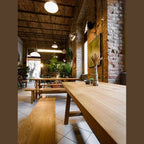 Alia bench dining set