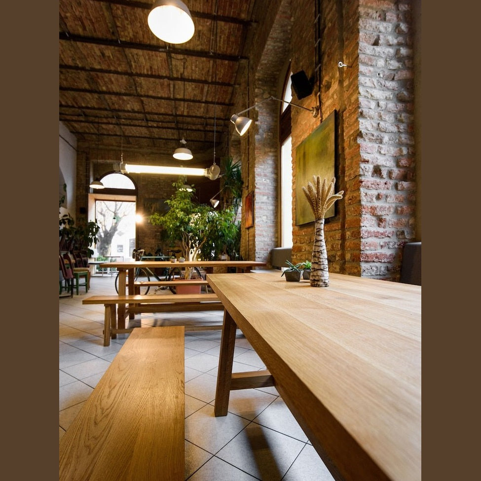 Alia bench dining set