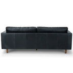 Boston sofa in black leather