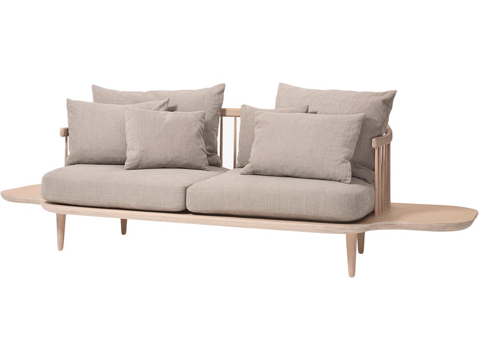 Bryne Winged Loveseat Sofa