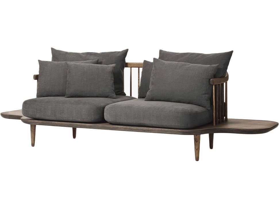 Bryne Winged Loveseat Sofa