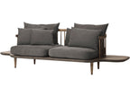 Bryne Winged Loveseat Sofa
