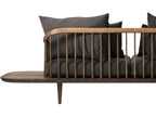 Bryne Winged Loveseat Sofa