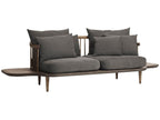 Bryne Winged Loveseat Sofa
