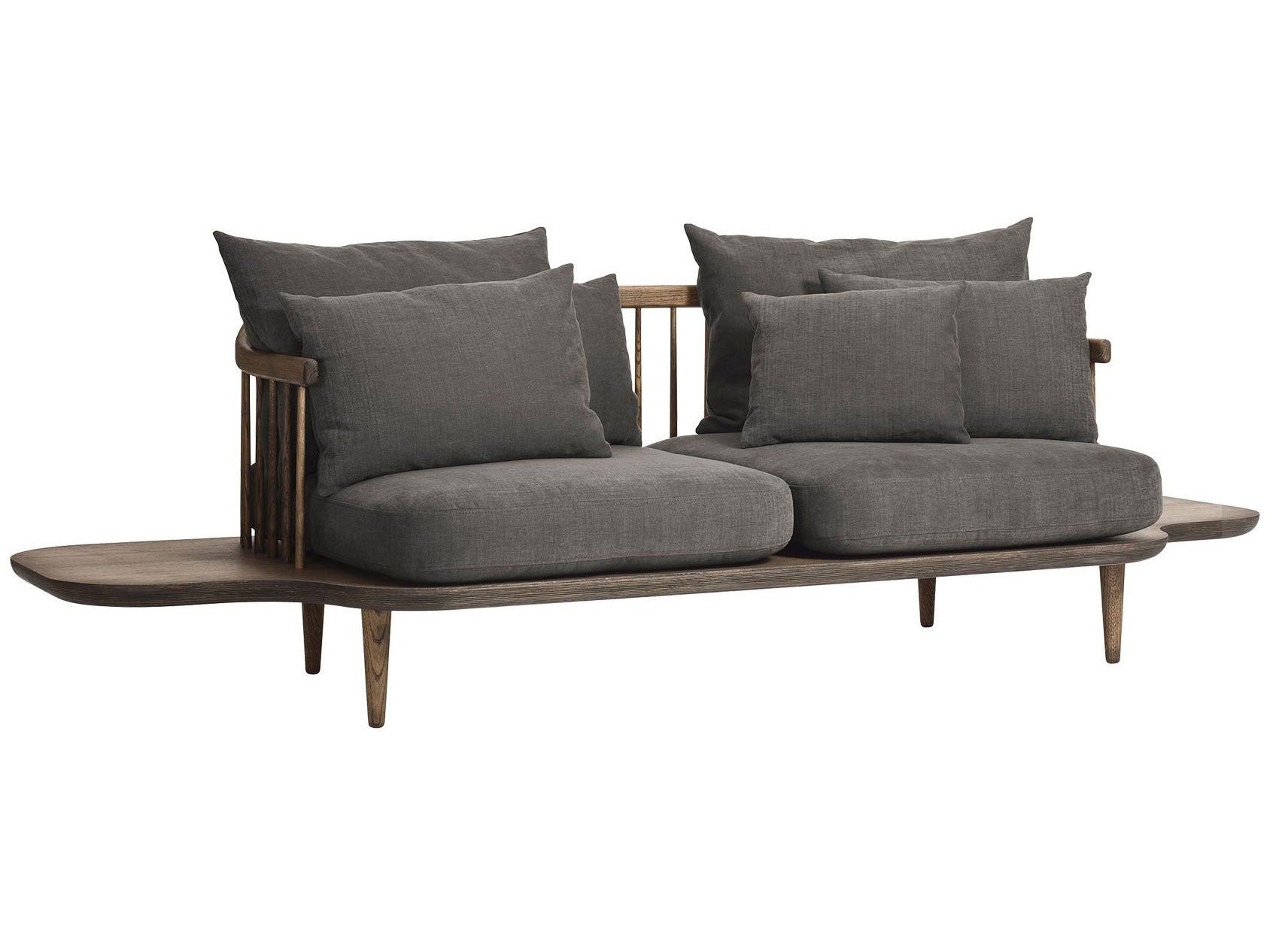 Bryne Winged Loveseat Sofa