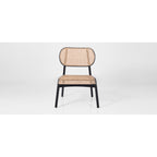 Ledok Rattan Lounger in Black