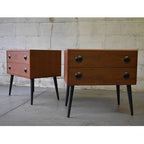 Looking At You Nightstand / Side Table in Teak