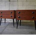 Looking At You Nightstand / Side Table in Teak