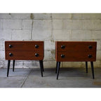 Looking At You Nightstand / Side Table in Teak
