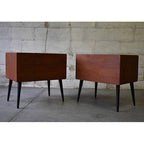 Looking At You Nightstand / Side Table in Teak