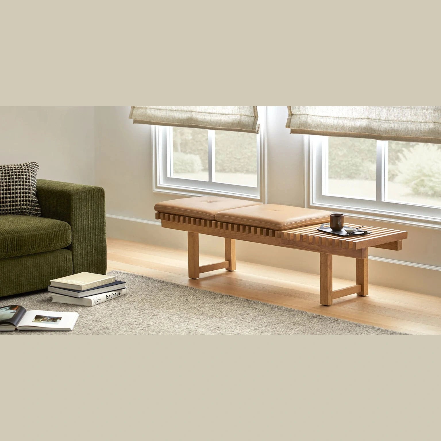 Lopi bench in tan