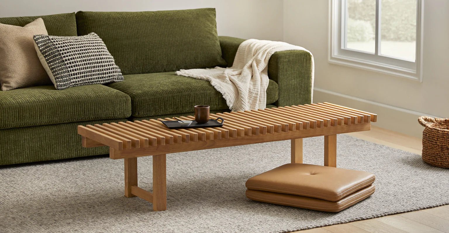 Lopi bench in tan