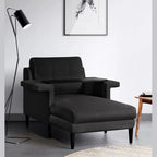 Luna lounge chair with tray