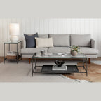 Manoa 3 seater sofa in dark legs