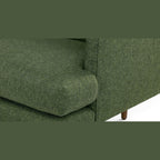 Manoa 3 seater sofa in natural legs