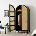 Maxell rattan wardrobe